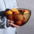 thumbnail image 1 of Cesta de fruta de alambre metálico Dongrere, cestas grandes y redondas para almacenar pan, frutero de alambre metálico para pan y verduras, soporte para refrigerios, frutero moderno para decorar la, 1 of 3