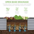 thumbnail image 5 of Best Choice Products 8x2x2ft Raised Metal Outdoor Garden Bed for Flowers Vegetables Herbs - Moonlight Gray, 5 of 8