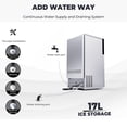 thumbnail image 6 of Costway Commercial Ice Maker Machine 180LBS/24H Ice Machine w/ 35LBS Storage Bin, 6 of 11