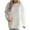 White, variant on XFLWAM Sweaters for Women Round Neck Long Sleeve Warm Fall Winter Pullover Casual Solid Color Fashion Soft Tops L