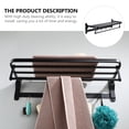 thumbnail image 4 of Miangastore wall mount towel rack Bathroom Storage Rack Space Saving for Bathroom Organization 1 Set, 4 of 8