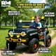 thumbnail image 5 of Montable Carro/camioneta Con Luces, Sonidos Para Niños negro, 5 of 6