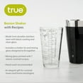 thumbnail image 3 of True Boston Shaker with Cocktail Recipes, Home Bar 26 oz and 14 oz Set of 2, 3 of 7