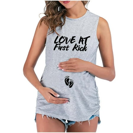 

Ovzne Maternity Clothing For Women Maternity Clothing Sets For Women Maternity Womens English Print Maternity Dress Large Size Maternity Vest Maternity Clothing For Women