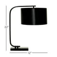 thumbnail image 5 of DecMode 22" Black Desk Lamp with Black Fabric Shade, 5 of 20