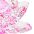 thumbnail image 3 of DOLITY Bling Crystal Lotus Flower Model Glass Craft Home Tabletop Decoration Pink, 3 of 7