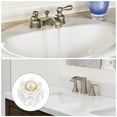 thumbnail image 6 of Uxcell Bathroom Faucet Knobs Replacement 2 Pcs Acrylic Hot and Cold Knob Handle Kit Cabinet Knob Clear, 6 of 6