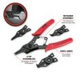 thumbnail image 2 of Performance Tool W1159 5-Piece Interchangeable Jaw Snap Ring Plier Set, Straight, 45 degree & 90 Degree, 2 of 8