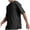 Black, variant on lmcalzta Oversized Mens T-Shirts Lightweight Cotton Crew Neck Short Sleeve Casual T-Shirt