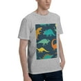 thumbnail image 2 of Bingfone Hand Drawn Seamless Men'S Loose Fit Short-Sleeve Pocket T-Shirt, 2 of 7