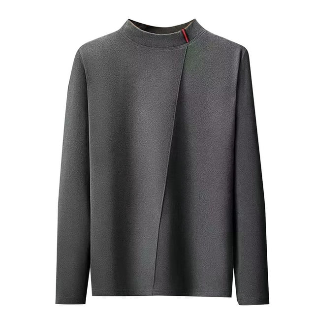 pstuiky manga larga de hombre, Camiseta informal de cuello redondo con estampado de moda para hombre, camiseta de manga larga top de hombre xxl