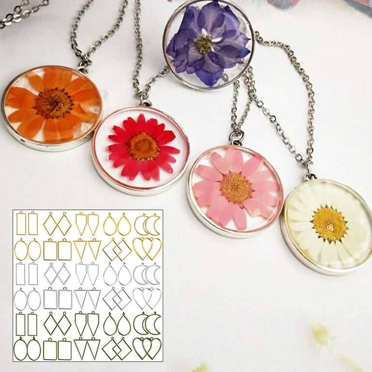 Pendant frames resin jewelry deals