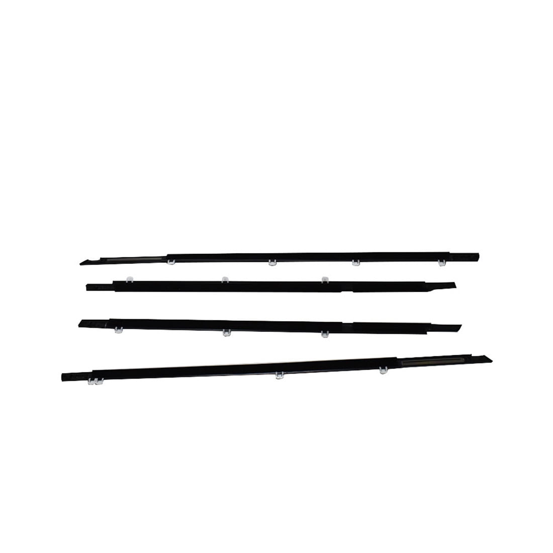 4X Outer Window Moulding Weatherstrip Trim Seal Belt Fit Honda Accord 2008-2012 4X Outer Window Moulding Weatherstrip Trim Seal Belt Fit Honda Accord 2008-2012