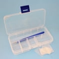 thumbnail image 3 of Youkk 2pcs 10 Grid Detachable Compartment Rhinestones Box Jewelry Case Crafts Nail Art Tips Storage Organizer, 3 of 8