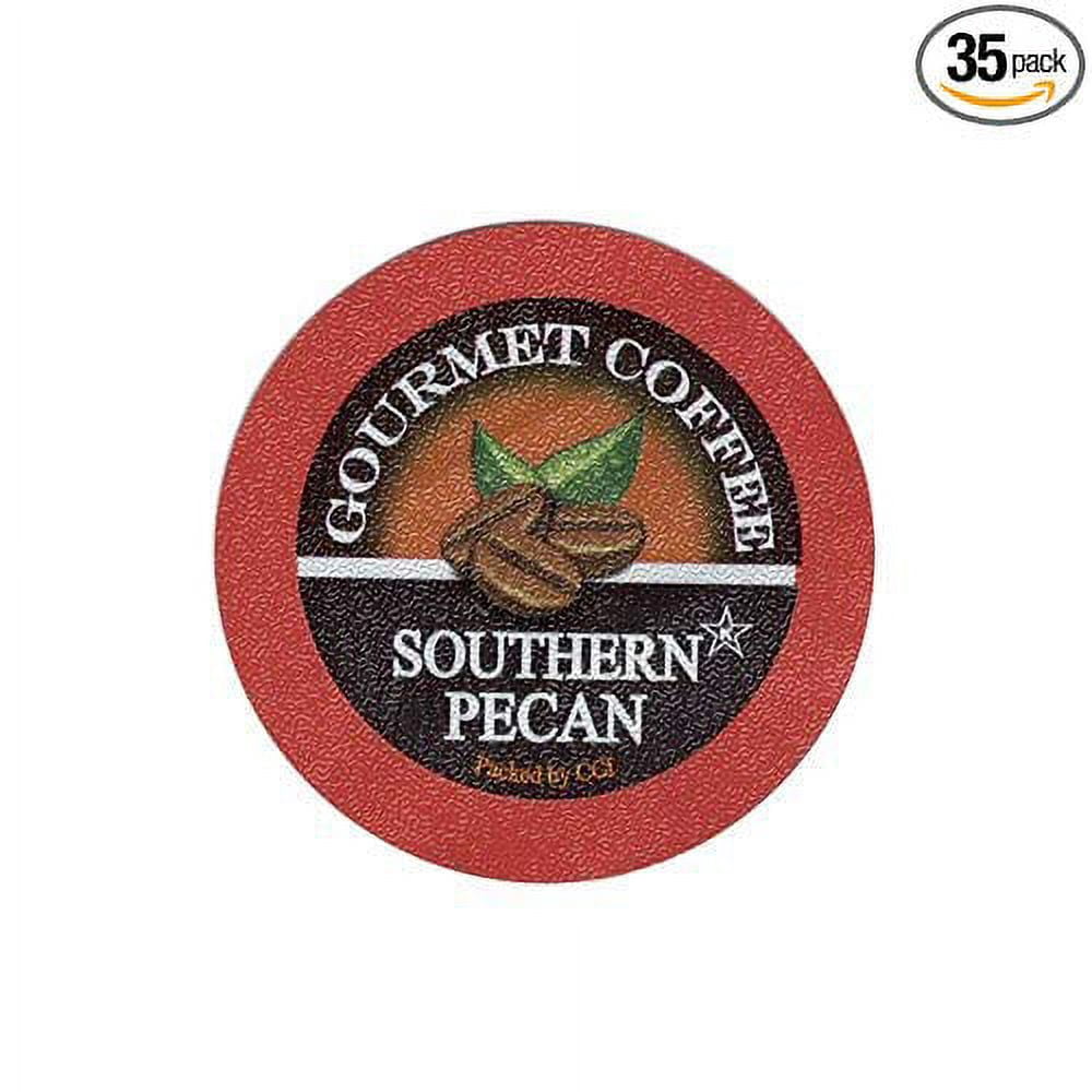 Southern Pecan Flavored Coffee, 35 Cups for Keurig K cup Brewers