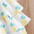 thumbnail image 5 of Odeerbi Baby Boy Girl Clothes Toddler Jumpsuit Outfit 2025 Fashion Cute Pineapple Print Ruffles Suspenders Shorts Romper Bodysuit White, 5 of 9