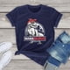 thumbnail image 4 of FLC 100% algodón Mamasaurus T rex dinosaurio divertido mamá saurio madre familia regalo mujer camiseta estampada Top unisex mujer linda camiseta, 4 of 5