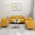 thumbnail image 2 of Simple Modern Living Room Sofas Single Sofa Chair Living Room Furniture Small Sofa Family Bedroom Cloth Lounge Lazy Sofa Home My Lux Decor Round, 2 of 12