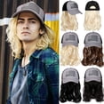 thumbnail image 1 of Gorra de béisbol para hombre de los 80 con pelo sintético y gorra de salmonete, 1 of 7