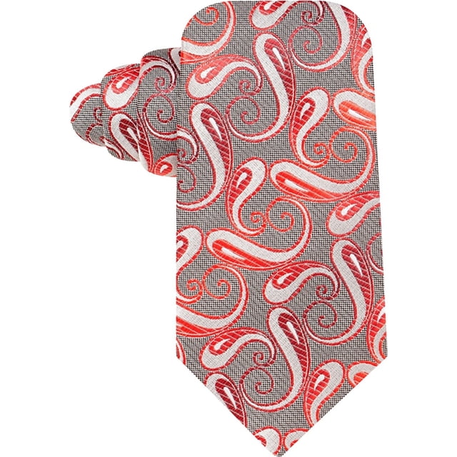 John Ashford Robin Paisley - Corbata para hombre, color rojo, clásico (57 a 59 pulgadas)