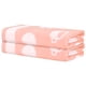 thumbnail image 1 of Juego de toallas de baño de algodón tejido de 2 piezas, altamente absorbente y cómodo, toalla de baño encantadora rosa_1 28' x 56', 1 of 7