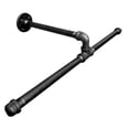 thumbnail image 4 of GOOHOCHY  Iron Hanger Mounted Clothes Wall Rack Rods Hanging Racks Black, 4 of 7