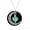 Green, variant on Crescent Sailor Half Moon Glow in The Dark Dangling Moonstone Heart Pendant Necklace for Women - Blue