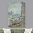 thumbnail image 2 of wall26 Canvas Print Wall Art View of Paris from Rue Lepic by Vincent Van Gogh Classic Historic Illustrations Fine Art Decorative Rustic Multicolor Colorful for Living Room, Bedroom, Office - 12", 2 of 5