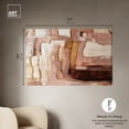 thumbnail image 5 of Proper Boho Abstract Warm Color Canvas Wall Art by Art Remedy, Gallery Wrapped, 54"x36", 5 of 7