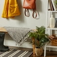 thumbnail image 3 of Gray & White Textured Acrylic Throw, 3 of 3