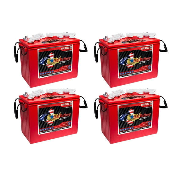 x4 | US Battery 12 Volt 155 Ah Deep Cycle Battery ~ Replaces T-1275 T1275