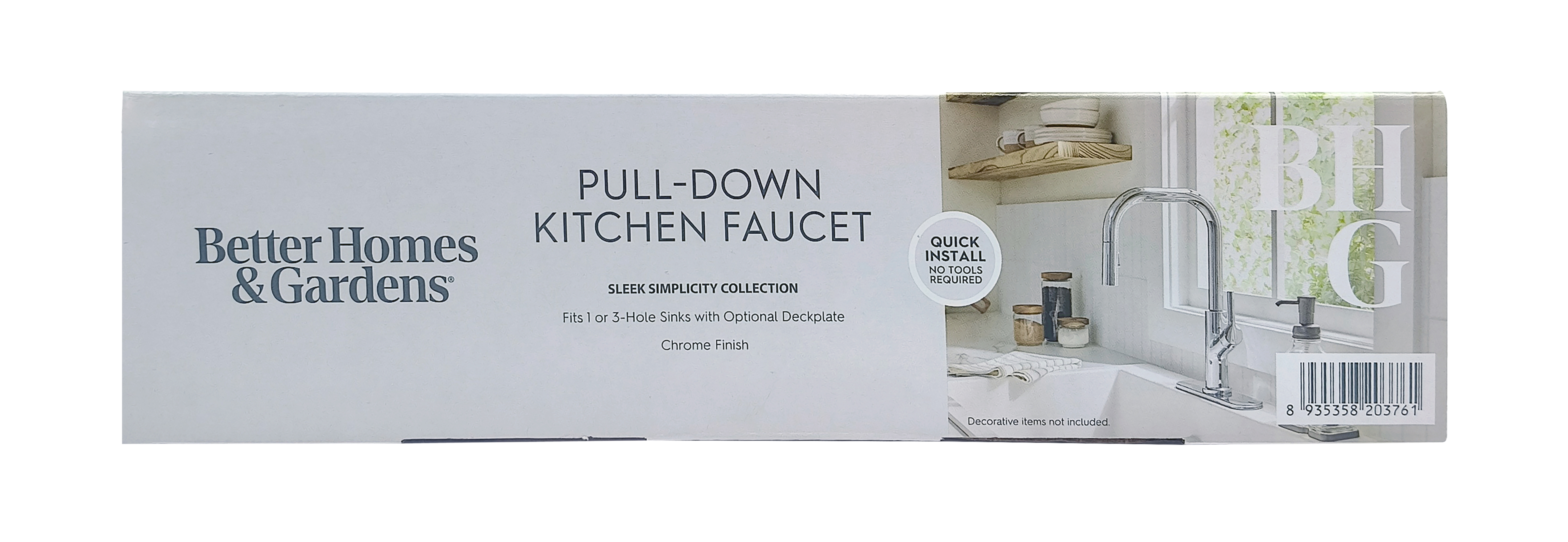 Better Homes & Gardens Chrome Pull-Down Kitchen Faucet photo 8
