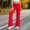 Red, variant on Women's Petite Sweatpants with Pockets and Elastic Waistband for Comfortable Casual Fit
