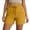 Yellow, variant on fatyb Women's Stretch Athletic Shorts with Zipper Pockets Lightweight Workout Athletic Running Shorts