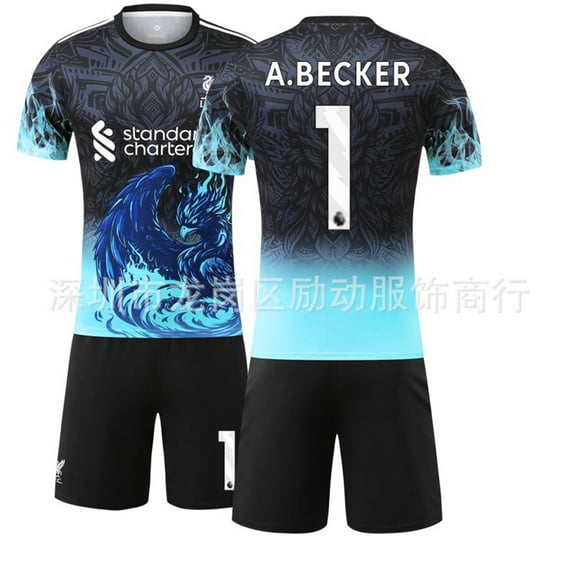Kids Soccer Jersey NEW Boys Football Uniforms For A.BE_CKER Fan Shirt Short Youths Girls Outfit Sets Size 7-9y