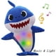 thumbnail image 1 of Peluche de tiburón bebé con música y luces nocturnas - Regalo infantil (azul), 1 of 5