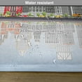 thumbnail image 6 of Ambesonne Detroit Place Mats Set of 4, Cityscape Skyscrapers, Standard Size, Multicolor, 6 of 6