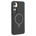 thumbnail image 1 of Funda para Samsung Galaxy S24 compatible con MagSafe Kickstand, TPU + PC, cubierta para teléfono con textura de fibra de carbono, 1 of 5