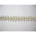 thumbnail image 1 of Altotux 1" Ivory White Cord Braid Iridescent Sequins Pearl Rope Trim By Yard (White), 1 of 1