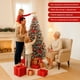thumbnail image 4 of Arbol de Navidad Verde Nevado 1.6m Pino Navideño con Escarcha de Nieve, 4 of 11
