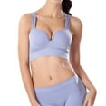 thumbnail image 2 of Durtebeua Workout Fitness Front Zip Closure Wirless, Plus Size Seamless Bra For Women, 2 of 4