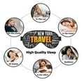 thumbnail image 7 of Naloa Travel Print Sleep Mask for Sleeper, Light Blocking Sleeping Eye Mask for Women Men, Eye Shade with Adjustable Strap for Travel, Nap,Meditation, 7 of 7