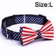 thumbnail image 2 of Blueberry Pet 6 Pattern Patriotic Flag Collection - Bandera americana, británica, pajarita francesa MFZFUKR CPB-US-YY381-3, 2 of 5
