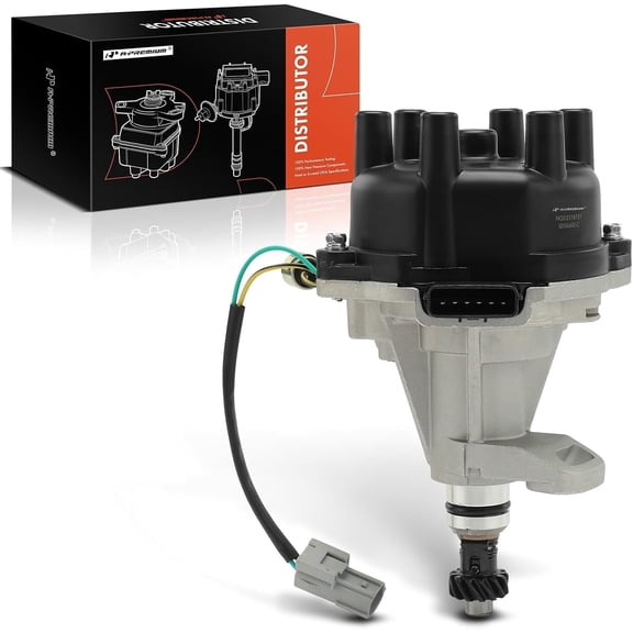 A-Premium Ignition Distributor with Cap & Rotor Compatible with Nissan Infiniti & Mercury Vehicles - 3.3L V6 Only - Frontier 1999-2004 Pathfinder 1996-2000 Quest 1999-2002 Xterra 2000-2004