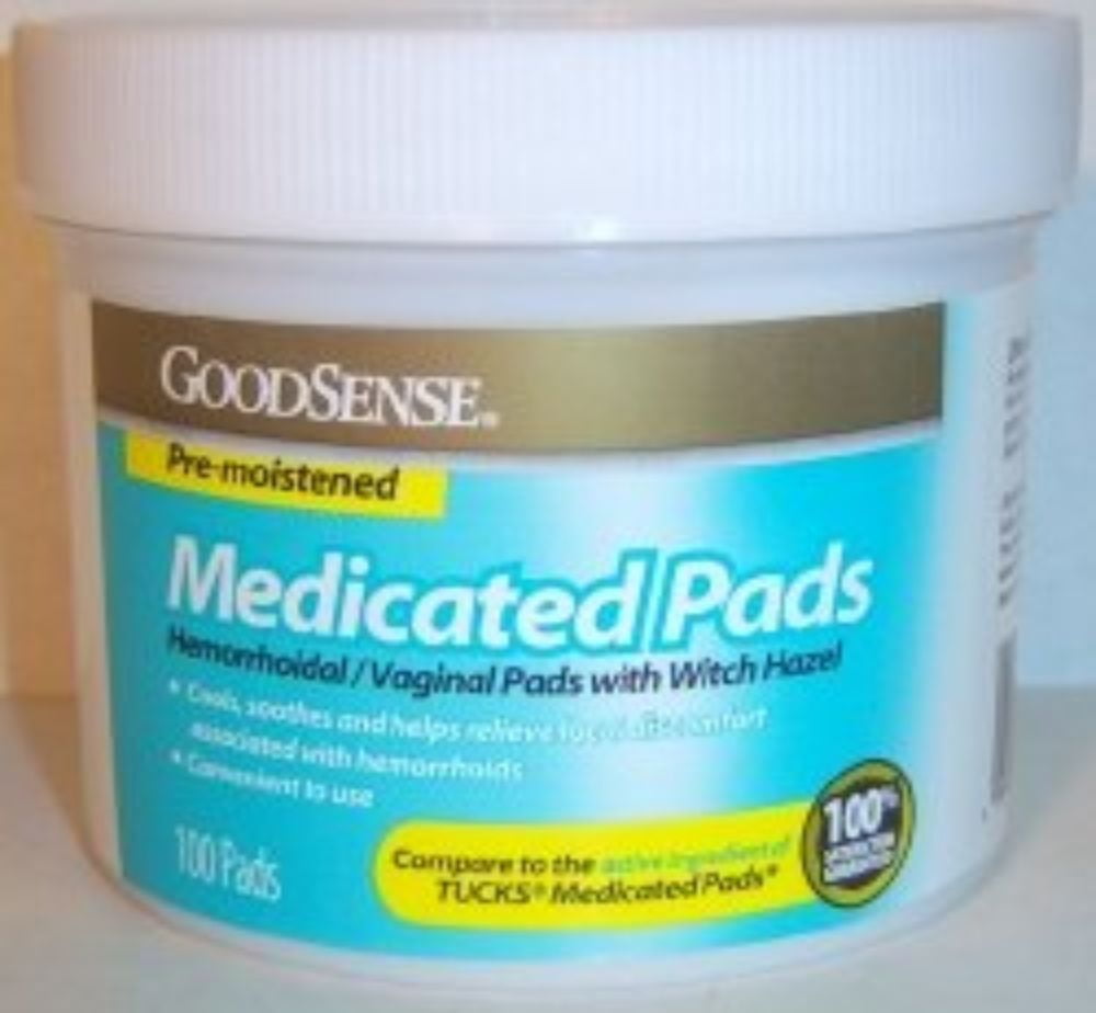 Witch Hazel Pad 50 100/Bx 24Bx/Cs