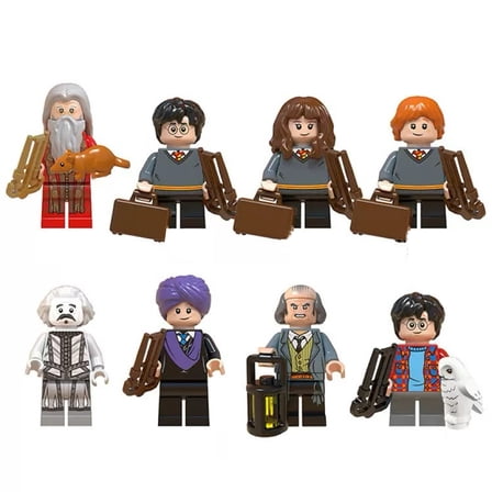 8 Pcs Action Figures Building Blocks Toys Set, Collectible 1.77 Inchs Minifigures Building Kits Awesome Gift for Kids Fans of the Character Building Toys