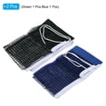 thumbnail image 3 of Unique Bargains Table Tennis Net Replacement Ping Pong Net String Tension Equipment Accessories PE, Blue Green 2 Pack, 3 of 6