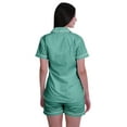 thumbnail image 4 of Moomaya Womens Short Sleeve Sleep Tops Printed Short Set Pjs For Women Sleepwear, 4 of 6