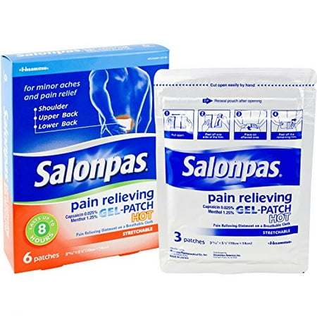 Salonpas Hot Gel Patch 6 Count - Walmart.ca