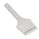 thumbnail image 4 of Hierro para pinchar cuero, 5mm, 7 dientes, acero de alta velocidad, corte redondo, herramienta de punzonado de cuero para coser, grabado y estampado, 4 of 5